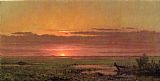 Sunset Marshland, New Jersey by Martin Johnson Heade